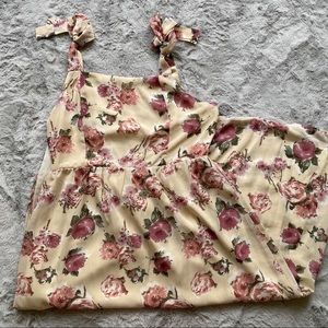 Wild Honey | Maternity Floral Tie Maxi